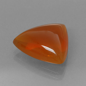 Opale di fuoco Arancione naturale da 5.21 ct, Taglio trillion, Trasparente