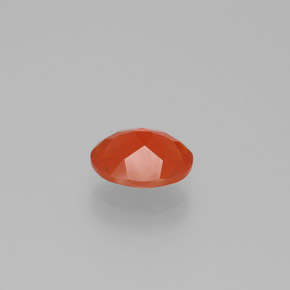 Opale di fuoco naturale arancione da 0,74 ct, taglio ovale, trasparente