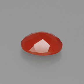 Opale di fuoco naturale arancione da 1,24 ct, taglio ovale, trasparente