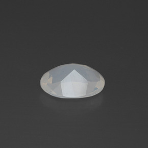 Opale di fuoco naturale bianco da 1,21 ct, taglio ovale, trasparente