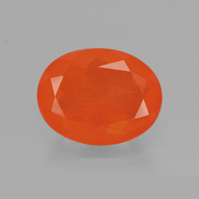 Opale di fuoco Arancia Fuoco naturale da 1.79 ct, Taglio ovale, Trasparente