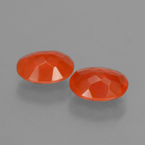 Opale di fuoco naturale arancione da 1,23 ct, taglio ovale, trasparente