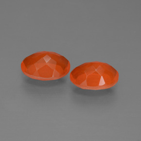 Opale di fuoco naturale arancione da 1,51 ct, taglio ovale, trasparente