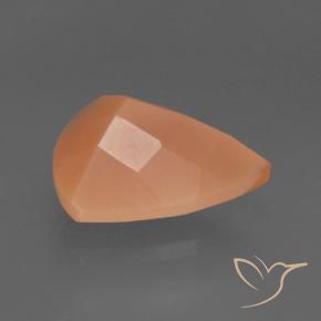 Opale di fuoco Arancia Albicocca tiepida Warm naturale da 1.34 ct, Taglio trillion, Opaco