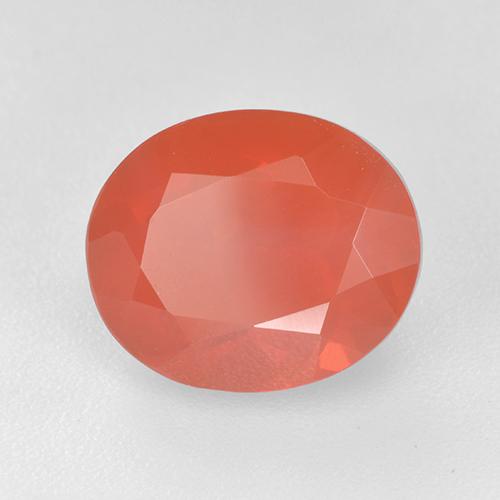 Opale di fuoco Arancia Fuoco naturale da 2.89 ct, Taglio ovale, Traslucido
