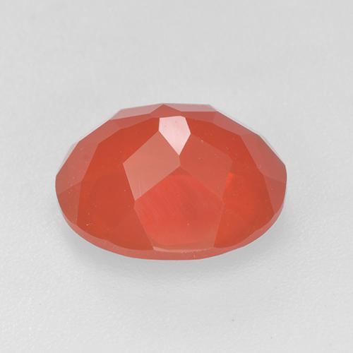 Opale di fuoco Arancia Fuoco naturale da 2.89 ct, Taglio ovale, Traslucido