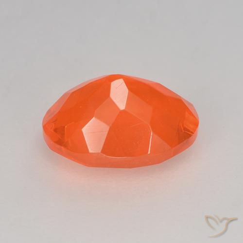 Opale di fuoco Arancia Fuoco naturale da 0.83 ct, Ovale, Trasparente