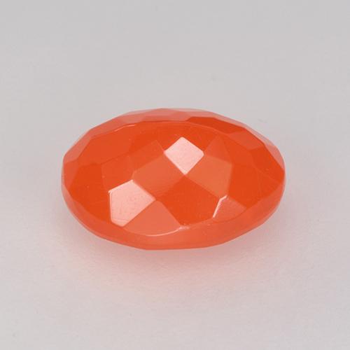 Opale di fuoco Arancio Intenso naturale da 1.30 ct, Taglio ovale, Trasparente
