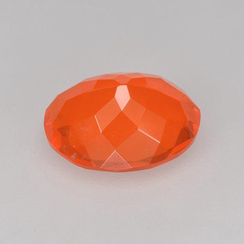 Opale di fuoco Arancio Intenso naturale da 1.13 ct, Taglio ovale, Trasparente