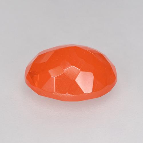 Opale di fuoco naturale arancione da 1,69 ct, taglio ovale, trasparente