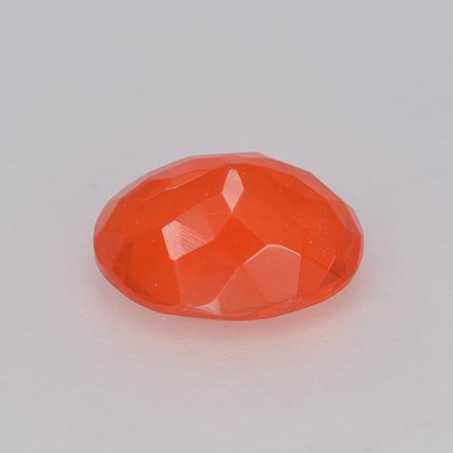 Opale di fuoco Arancio Intenso naturale da 0.83 ct, Taglio ovale, Trasparente