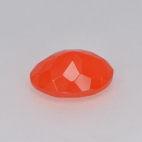 Opale di fuoco naturale arancione da 0,93 ct, taglio ovale, trasparente