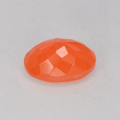 Opale di fuoco Arancia Fuoco naturale da 0.75 ct, Taglio ovale, Trasparente