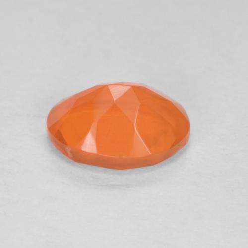 Opale di fuoco Arancio Medio naturale da 0.73 ct, Taglio ovale, Traslucido