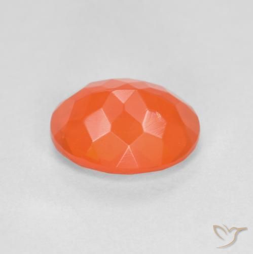Opale di fuoco Arancione brillante naturale da 0.78 ct, Ovale, Traslucido