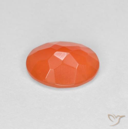 Opale di fuoco Arancio Intenso naturale da 0.59 ct, Ovale, Traslucido