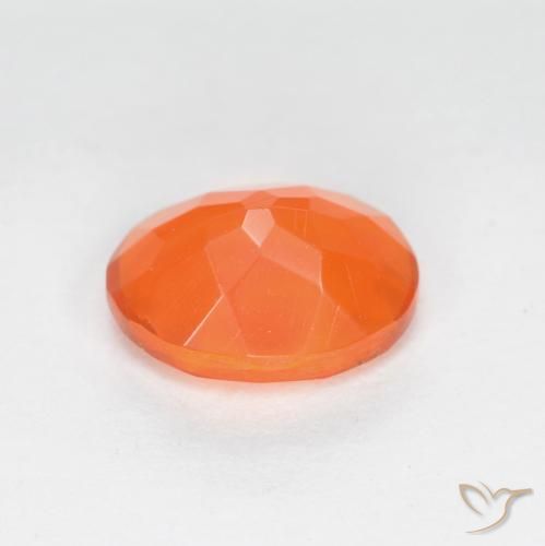 Opale di fuoco Arancio Intenso naturale da 0.80 ct, Ovale, Traslucido