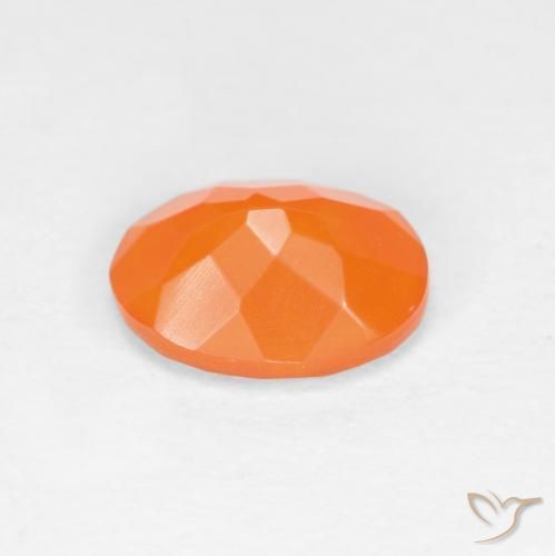 Opale di fuoco Arancio Medio naturale da 0.54 ct, Ovale, Traslucido