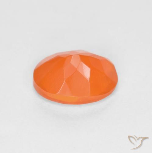 Opale di fuoco Arancio Medio naturale da 0.71 ct, Ovale, Traslucido