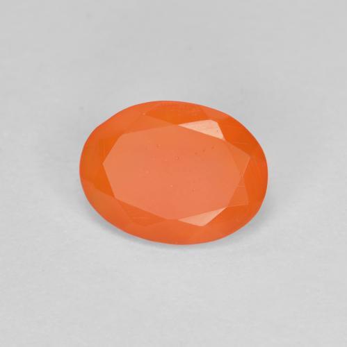 Opale di fuoco Arancia Fuoco naturale da 0.53 ct, Taglio ovale, Trasparente
