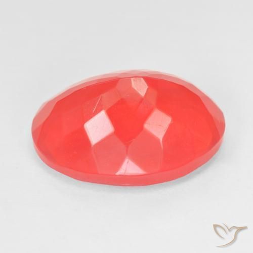 Opale di fuoco Rosso Arancio Intenso naturale da 8.53 ct, Ovale, Trasparente