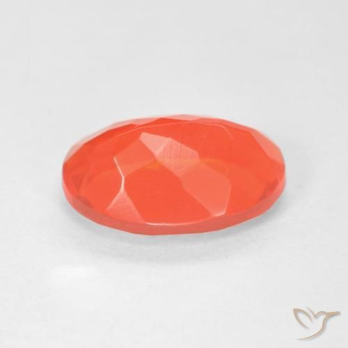 Opale di fuoco Arancione brillante naturale da 1.97 ct, Ovale, Trasparente