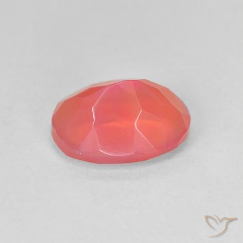Opale di fuoco Arancione brillante naturale da 1.25 ct, Ovale, Trasparente