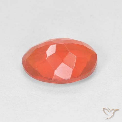 Opale di fuoco Arancio Medio naturale da 1.61 ct, Ovale, Trasparente
