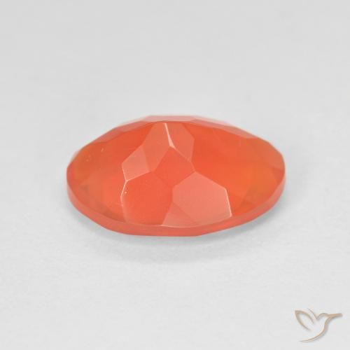 Opale di fuoco Arancio Intenso naturale da 2.10 ct, Ovale, Trasparente