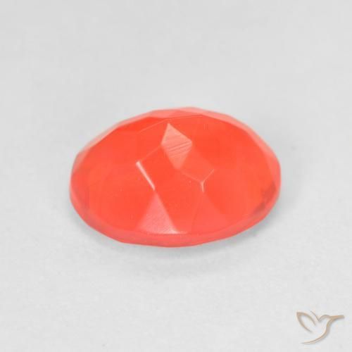 Opale di fuoco Arancione brillante naturale da 1.62 ct, Ovale, Trasparente
