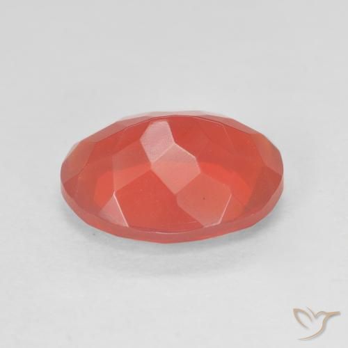 Opale di fuoco Rosso medio naturale da 2.41 ct, Ovale, Trasparente