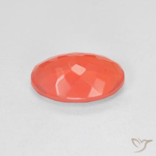 Opale di fuoco Rosso medio naturale da 1.78 ct, Ovale, Trasparente