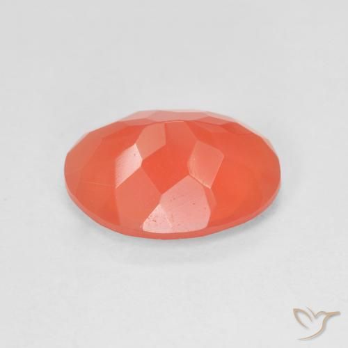 Opale di fuoco Rosso medio naturale da 2.74 ct, Ovale, Trasparente