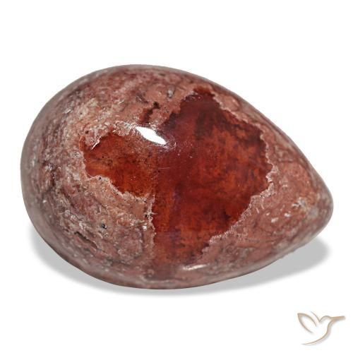 Opale di fuoco naturale multicolore da 9,96 ct, taglio a pera, opaco