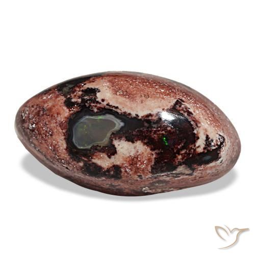 Opale di fuoco naturale multicolore da 12,75 ct, marchesa, opaco