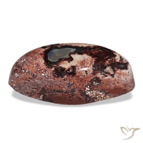 Opale di fuoco naturale multicolore da 12,75 ct, marchesa, opaco