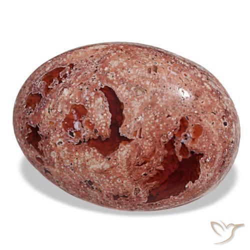 Opale di fuoco naturale multicolore da 21,90 ct, taglio ovale, opaco