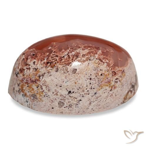 Opale di fuoco naturale multicolore da 17,33 ct, taglio ovale, opaco