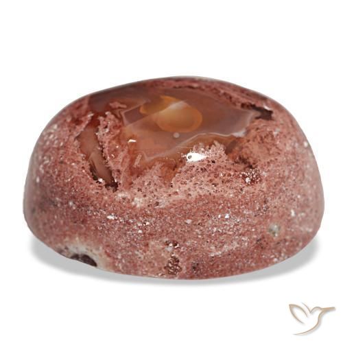 Opale di fuoco naturale multicolore da 23,02 ct, taglio ovale, opaco