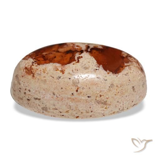 Opale di fuoco naturale multicolore da 17,44 ct, taglio ovale, opaco