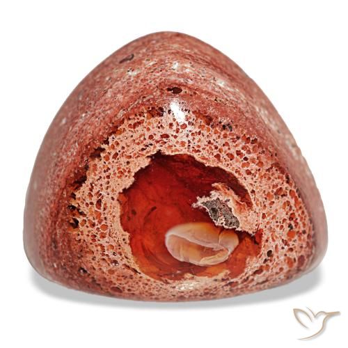 Opale di fuoco naturale multicolore da 14,63 ct, trillion, opaco