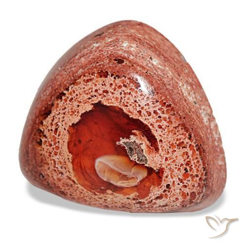 Opale di fuoco naturale multicolore da 14,63 ct, trillion, opaco