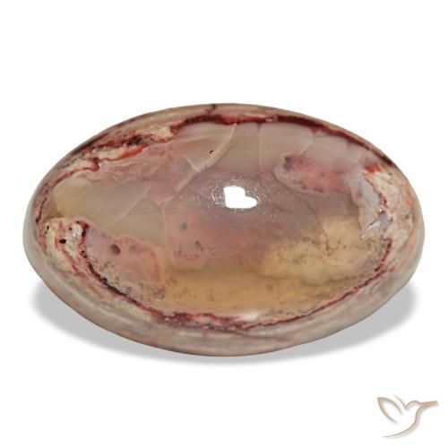 Opale di fuoco naturale multicolore da 14,89 ct, taglio ovale, opaco