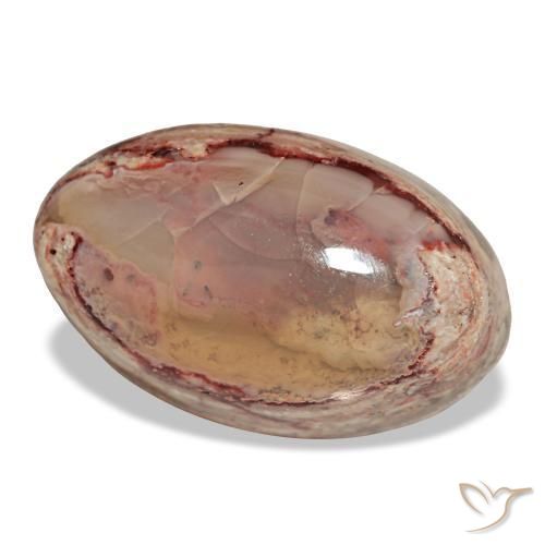 Opale di fuoco naturale multicolore da 14,89 ct, taglio ovale, opaco