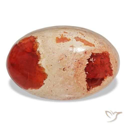 Opale di fuoco naturale multicolore da 23,11 ct, taglio ovale, opaco