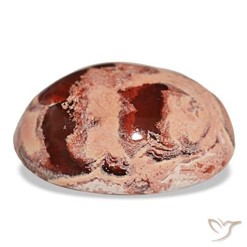 Opale di fuoco naturale multicolore da 15,97 ct, taglio ovale, opaco