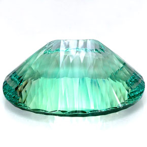 Fluorite naturale multicolore da 84,68 ct, taglio ovale, IF