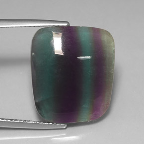 Fluorite naturale multicolore da 15,97 ct, trasparente, trasparente/traslucido