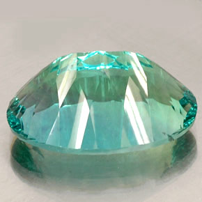 Fluorite naturale multicolore da 25,96 ct, taglio ovale, VVS-VS