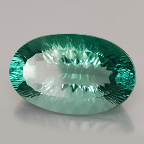 Fluorite naturale multicolore da 70,27 ct, taglio ovale, VVS